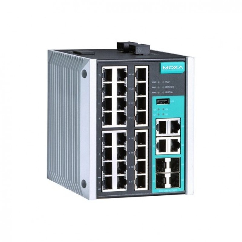 MOXA EDS-528E-4GTXSFP-LV Managed Ethernet Switches